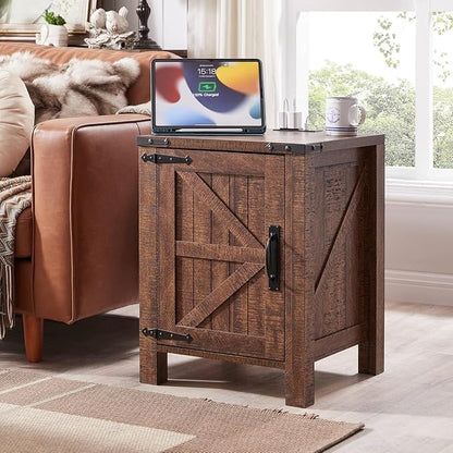 OKD Farmhouse Nightstand Set of 2 - Image 2