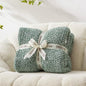 Snuggle Sac Green Blanket Twin Size Bedding Blankets, Super Soft Warm Cozy Knit by SnuggleSac