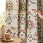 Boho Floral 100% Grommet Blackout Curtains 84 Inch 2 Panels | Colorful Bohemian by Unknown