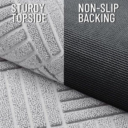 OLANLY Front Door Mat Outside Entrance 35x23, Waterproof Heavy-Duty Doormat | - Image 4
