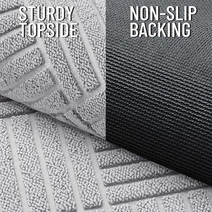 OLANLY Front Door Mat Outside Entrance 33x21, Waterproof Heavy-Duty Doormat | - Image 4