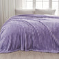 NEWCOSPLAY Fleece Ribbed Cozy Queen Blanket by NEWCOSPLAY