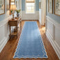 GarveeHome 2.5x10 Scalloped Washable Runner Rug Long Hallway Kitchen Rug | Soft by GarveeHome