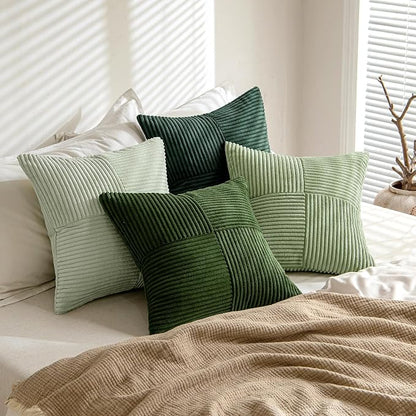 MIULEE Spring Green Decorative Throw Pillow Covers 22x22 Inch Set of 4 Boho - Image 4