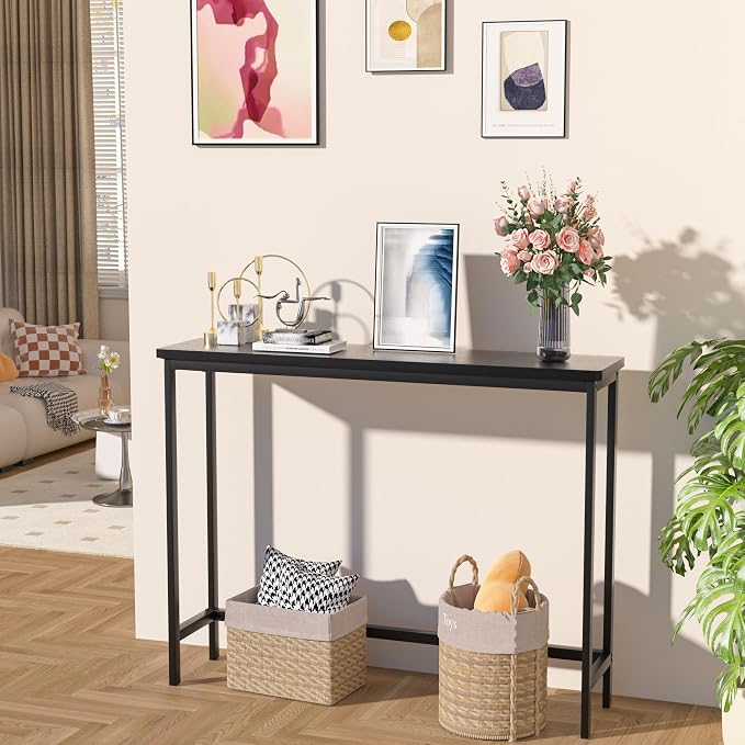 VASMIA Console Table, Entryway Table, Narrow Sofa Table, Living Room - Image 2