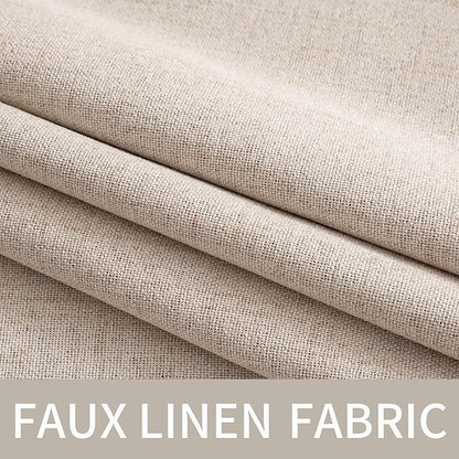 MIULEE 100% Blackout Linen Curtains - Image 5