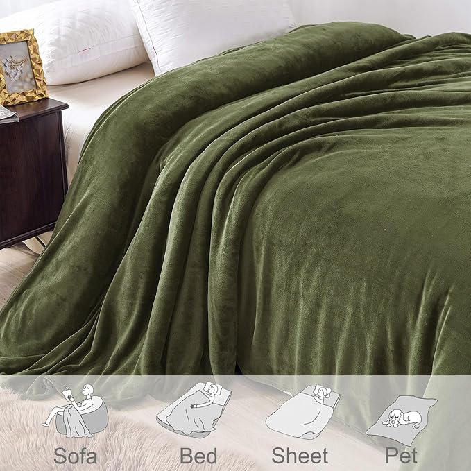 Exclusivo Mezcla Soft Large Fleece Throw Blanket - Image 4