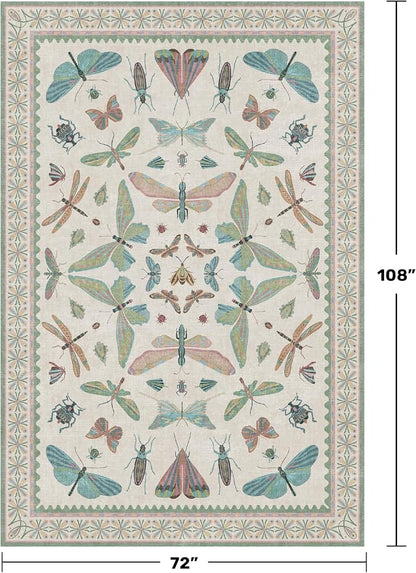 Sage Green Rugs for Bedroom Under Bed - Image 2