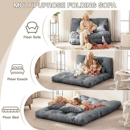 Folding Sofa Bed, Convertible Sleeper Chair - Image 5