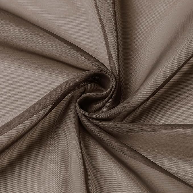 Cafe Curtains 36 Inch Length Tier 2 Pieces, Modern Soft Airy Sheer Kitchen - Image 9