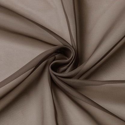 Kitchen Curtains 24 Inch Length Tier 2 Pieces, Chocolate Sheer Curtain Solid - Image 9