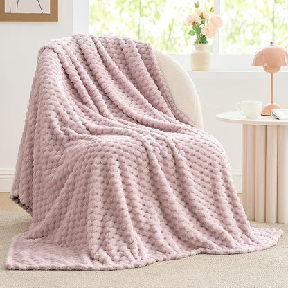 BEDELITE Lotus Pink Throw Blanket by BEDELITE