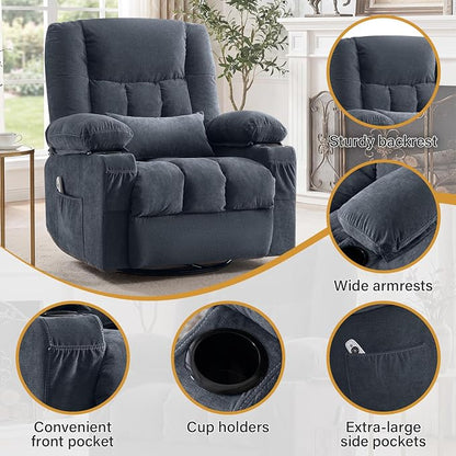Swivel Recliner Chair for Adults - Image 7