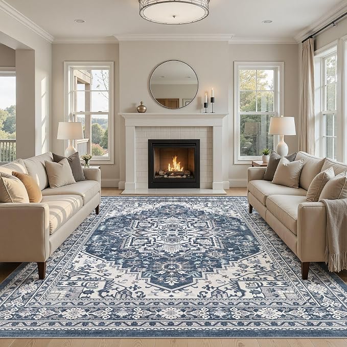 UERMEI 10x12 Area Rug for Living Room - Image 9