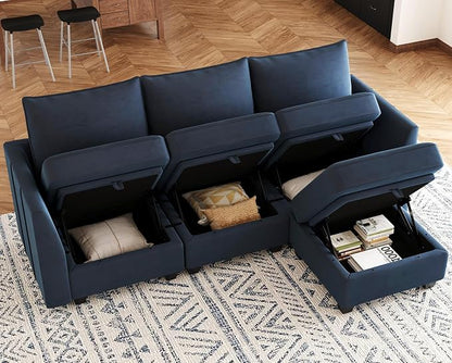 Belffin Convertible Sectional Sofa - Image 5