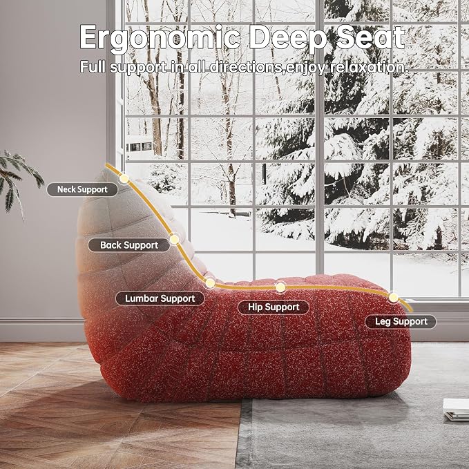 WHGBJA Memory Foam Bean Bag Chair - Image 5