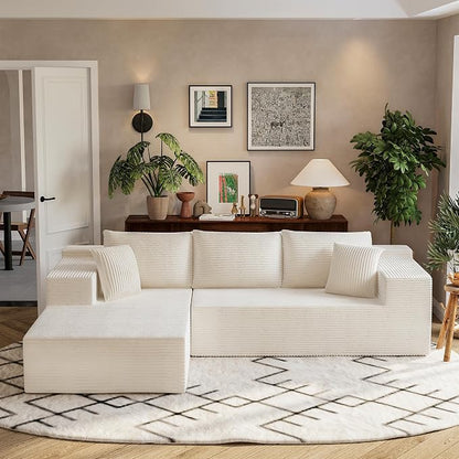 Homall 108" Modular Sectional Sofa, Boneless Couch - Image 8