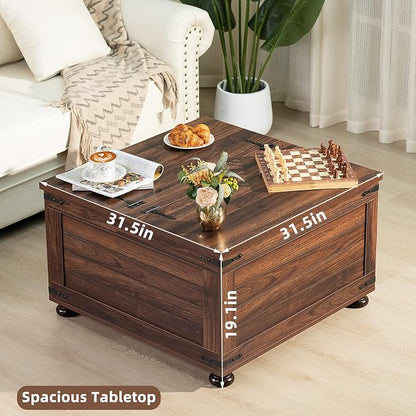 Joaxswe Farmhouse Coffee Table - Image 5