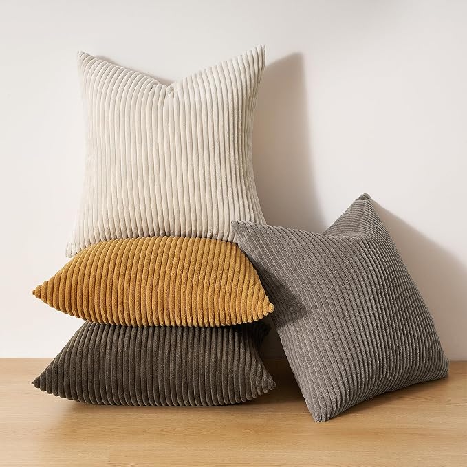 Topfinel Decorative Brown Throw Pillow Covers Cushion Cases - Image 4