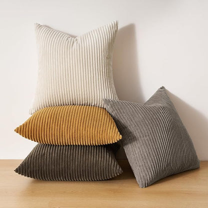 Topfinel Decorative Brown Throw Pillow Covers Cushion Cases, Rustic Fall Home - Image 6