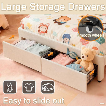 Full Upholstered Children’s Bed - Image 7