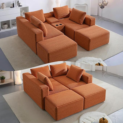 125" Oversized Sectional Couches - Image 5