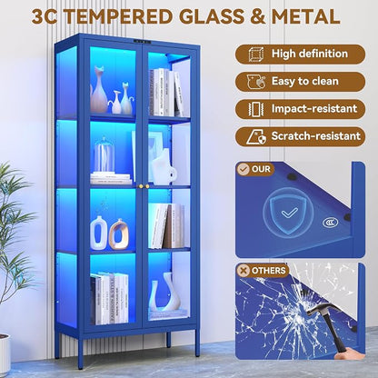 Polup Glass Display Cabinet - Image 5
