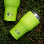 Beast 20 oz Tumbler Stainless Steel Vacuum Insulated Coffee Ice Cup Double Wall Travel Flask (Lemongrass Green)