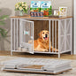 Easycom Foldable Large Dog Crate Furniture, 41.3" Assembly-Free Dog Crates by EasyCom