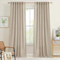 RYB HOME Linen Semi Sheer Curtains by RYBHOME