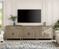 WAMPAT Farmhouse TV Stand for 100 Inch TV, 3-in-1 TV Console Table for by WAMPAT