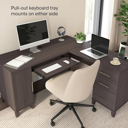 Bush Furniture 60-inch L Shaped Desk - Image 7