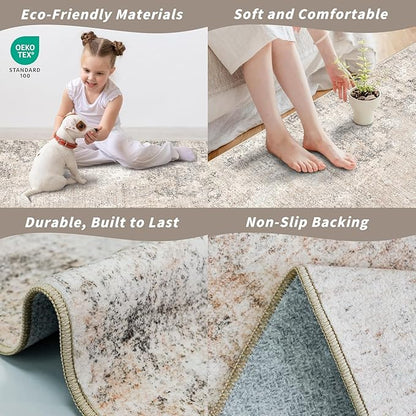2x6ft Non-Slip Washable Kitchen Rug - Image 6