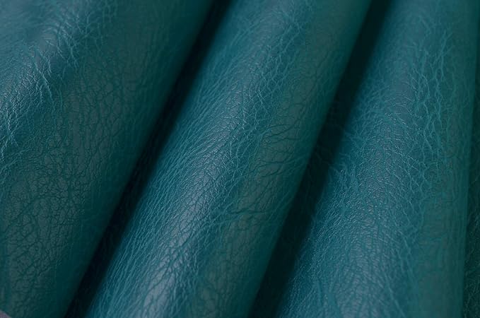 Wento Thick 2 Yard Faux Leather Fabric Soft Skin Grain PU Leather Fabric - Image 2