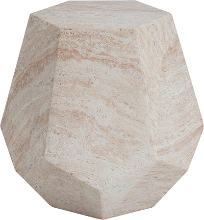 Christopher Knight Home Jayme 18.75" Indoor Outdoor Hexagonal Accent Side Table - Image 5