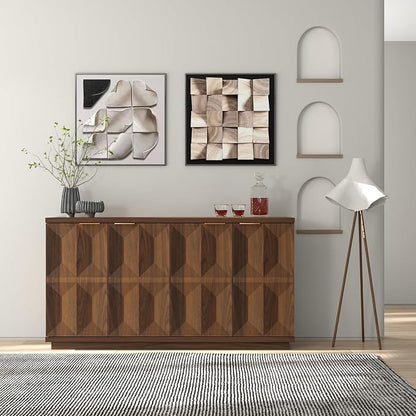 Brafab Buffet Cabinet, Wood Sideboard Cabinet - Image 7