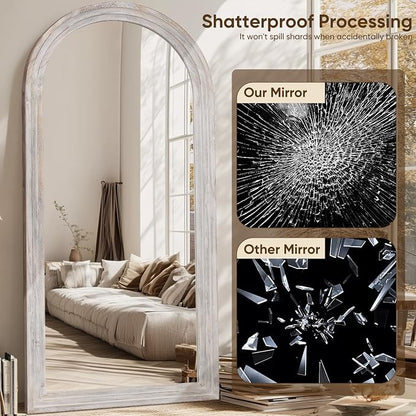 Full Length Mirror, Oversized Stand Up Mirrors Large Wall Mirrors, Wall Mounted - Image 4