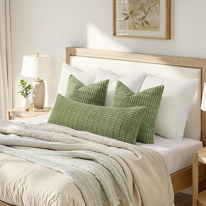 MIULEE Lumbar Corduroy Throw Pillow Cover - Image 2