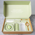 Premium 9 Piece Matcha Set Includes Ceramic Matcha Bowl, Bamboo Whisk & Holder, Stainless Steel Spoon & Sifter, Glass Cup & Straw, Electric Frother, Storage Bag - Gift for Matcha Lovers (Green)
