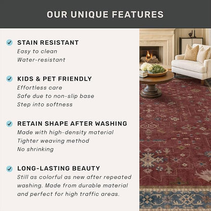 Washable 3x5 Entry Way Rugs Indoor - Image 7