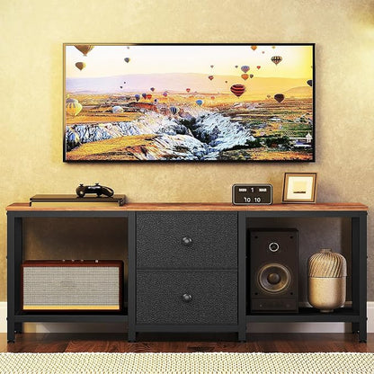 YATINEY TV Stand for TVs up to 55", Entertainment Center - Image 3