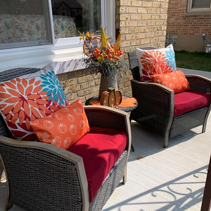 Sqodok Patio Cushion Cover 19x19 inch, Outdoor Seat Cushion Slip Cover - Image 7