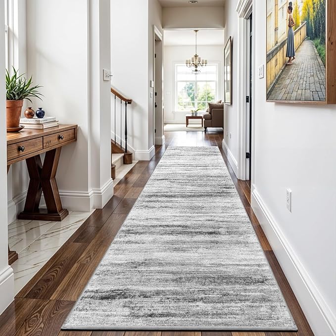 3x11 Washable Runner Rug for Hallway: Extra Long Runners for Entryway Living by WIEVEDENS