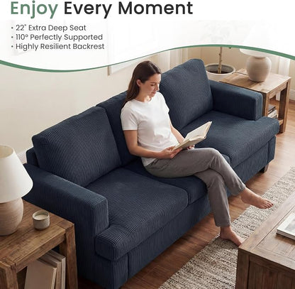 YOUDENOVA Sofa, 3 Piece Set Comfy Sofa, Loveseat & 2 3-Seater Couch - Image 4