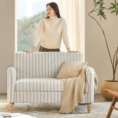 EcoHarbor Living 50.5" Mid-Century Modern Couch, Upholstered Sofa - Image 7