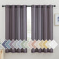 NICETOWN Linen Curtains for Bedroom, Grommet Semi Sheer Privacy by NICETOWN