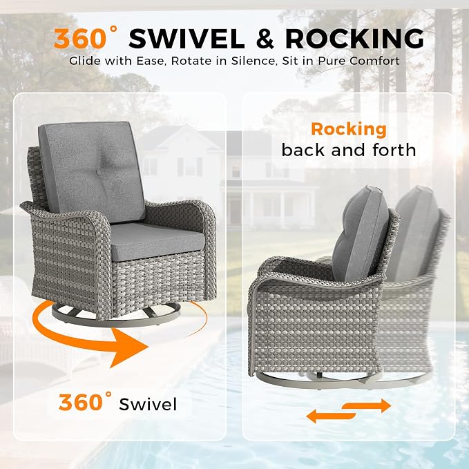 8-Seat Modern Patio Furniture Set - Image 5