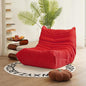 N&V Fireside Mid Century Armless Floor Sofa, Soft Premium Corduroy Floor Lounge by NV