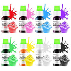 Gel Food Coloring 8 Colors x 0.35 oz Concentrated Gel Based Food Dye Vibrant Icing Colors Neon Food Coloring for Baking Cake Decorating Cookies Fondant, 10g / Bottle
