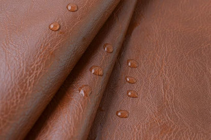 Wento Thick Faux Leather Fabric Soft Skin Grain PU Leather - Image 4